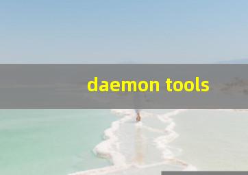 daemon tools